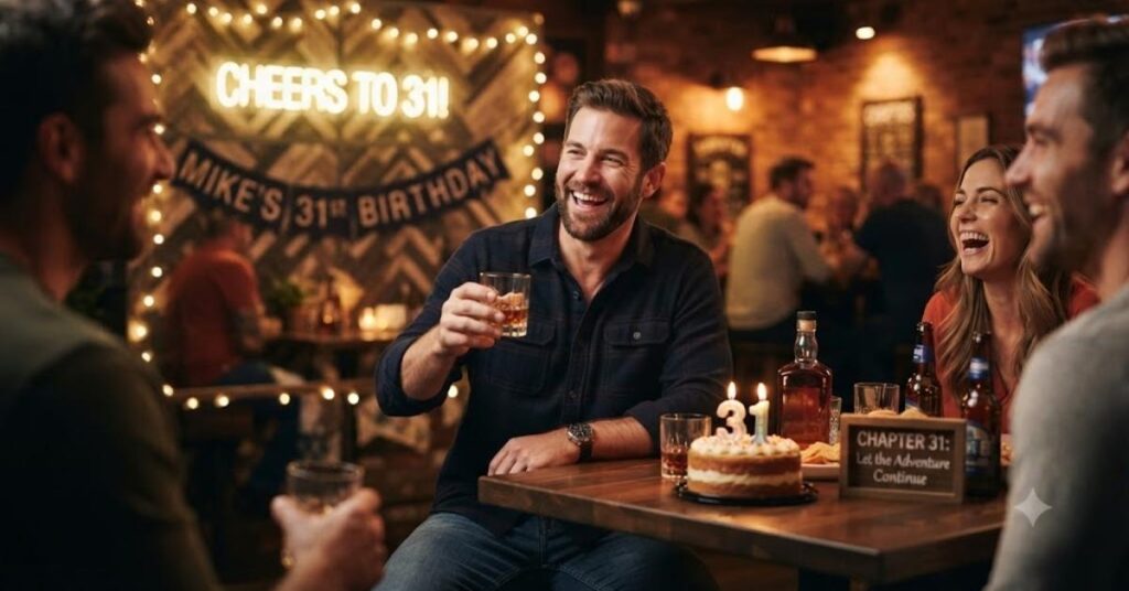 31st Birthday Captions for Men