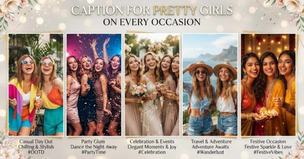 Caption for Pretty Girls on Every Occasion