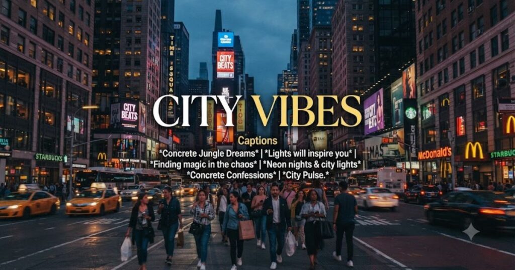 City Vibes Captions