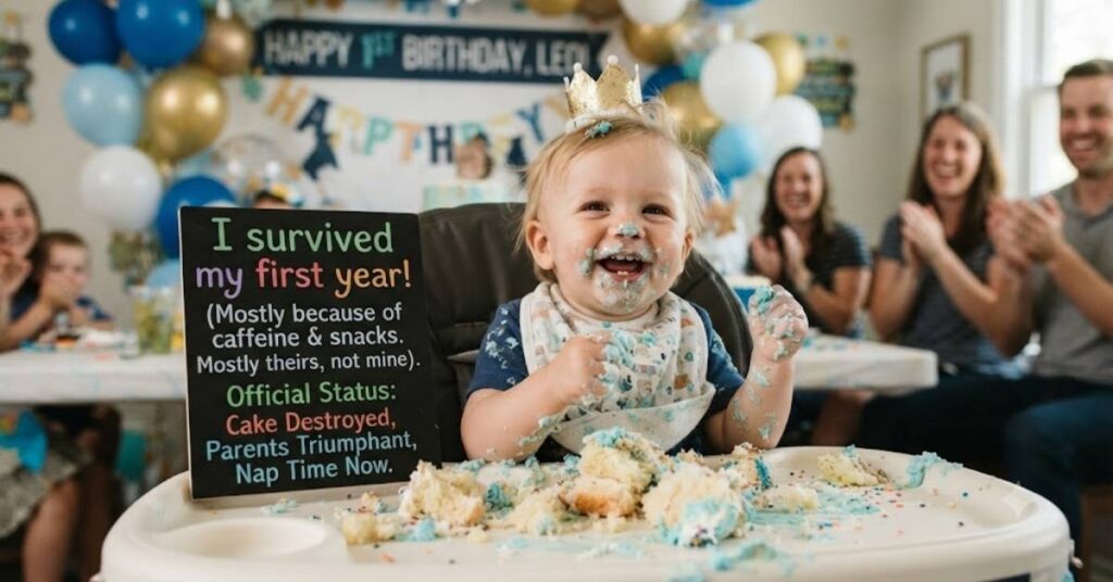 Funny 1st Birthday Captions