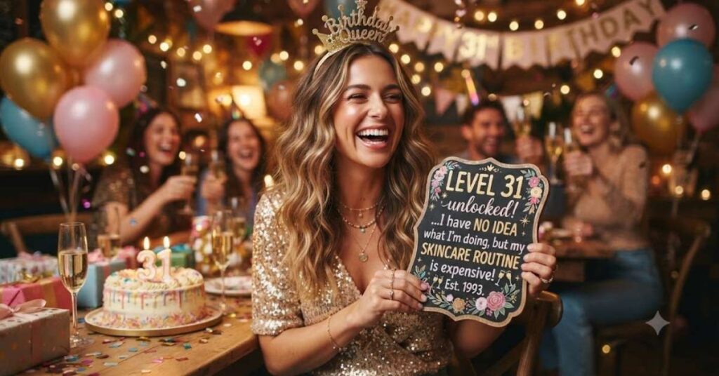 Funny 31st Birthday Captions