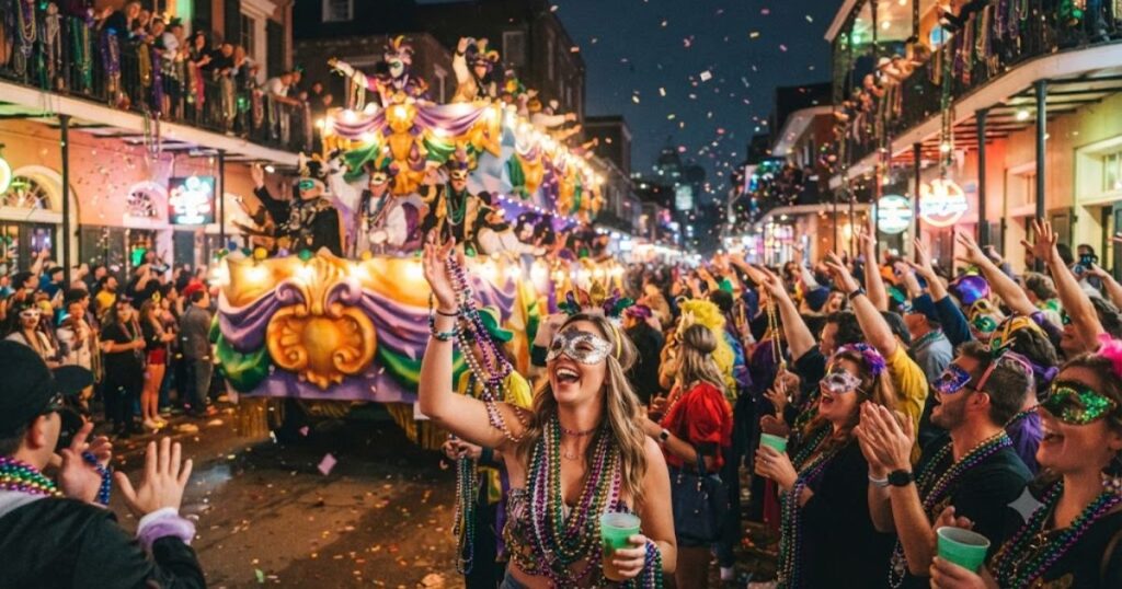 Mardi Gras Parade Captions