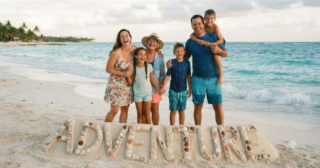 One Word Family Vacation Captions