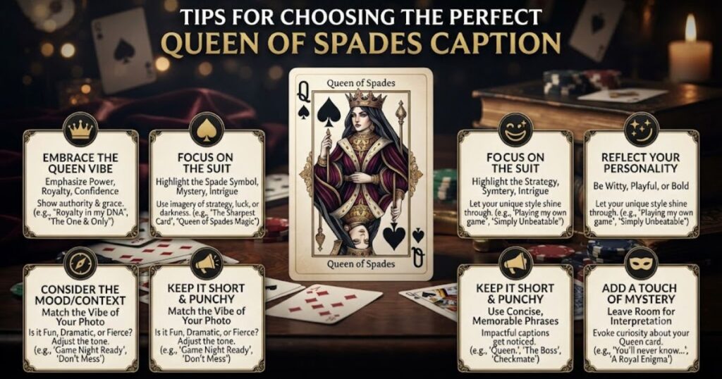 Tips for Choosing the Perfect Queen of Spades Caption