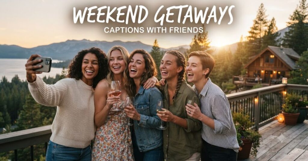Weekend Getaway Captions With Friends