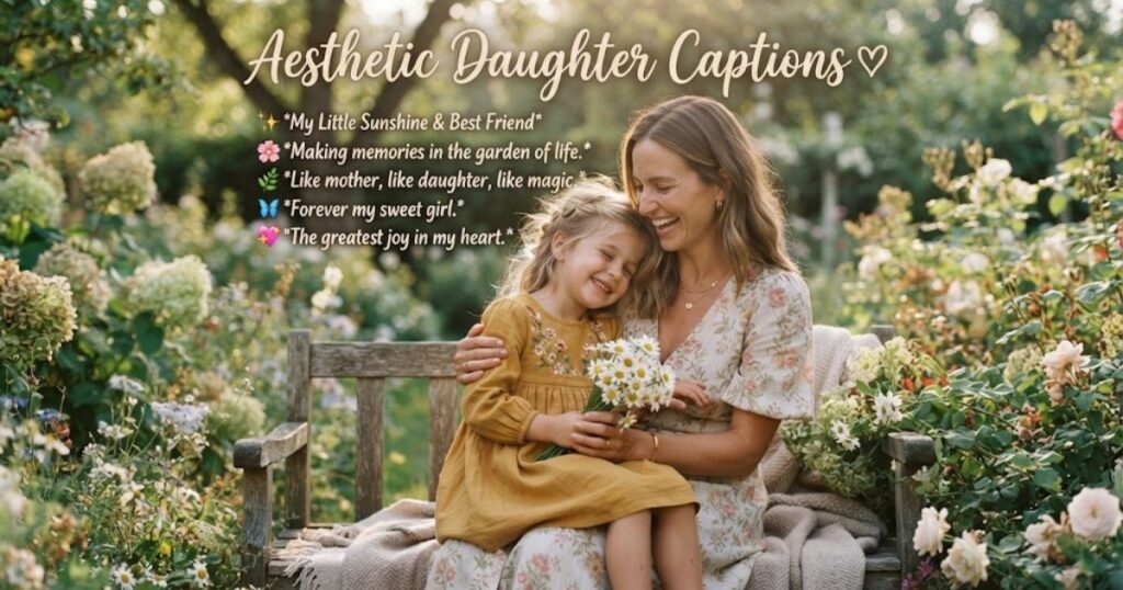 Aesthetic Daughter Captions