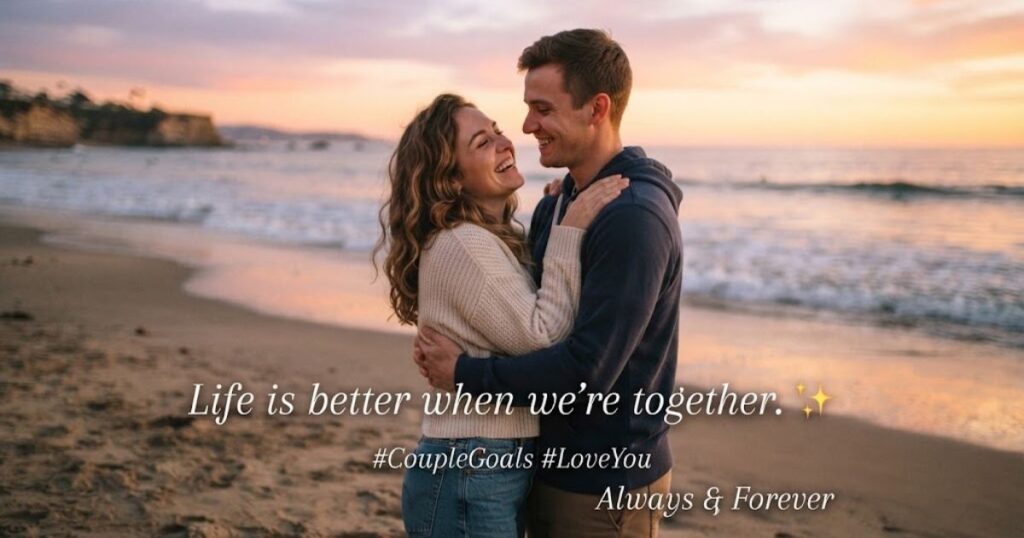 Cute love captions for couples