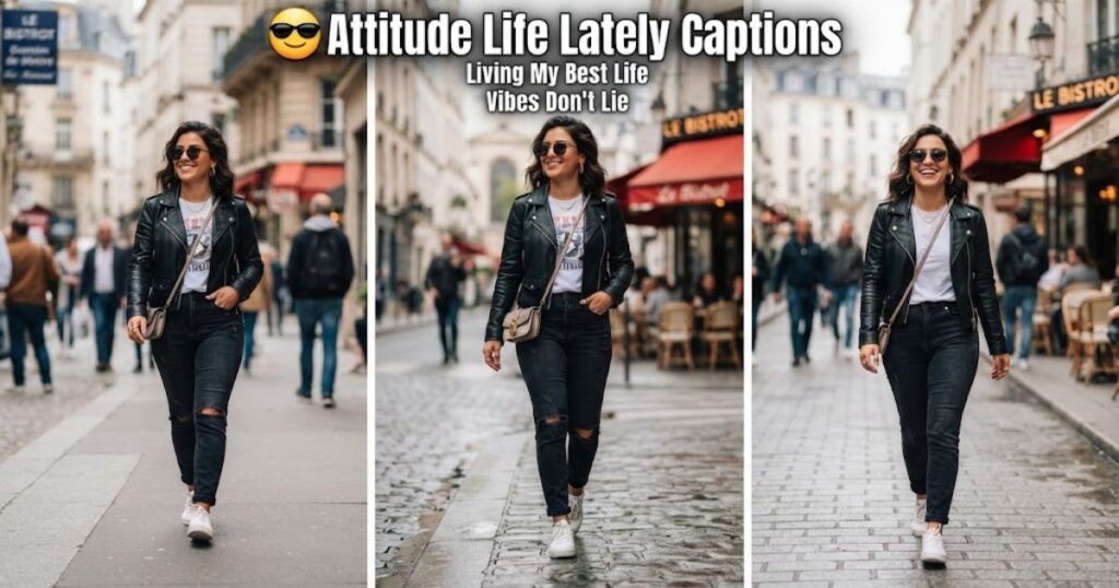 😎 Attitude Life Lately Captions for Instagram