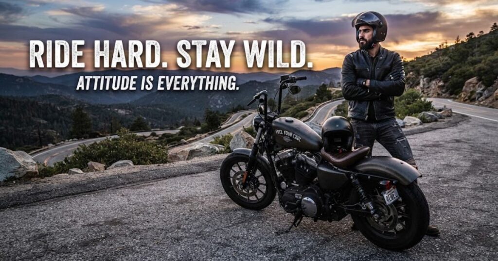 Attitude Bike Captions