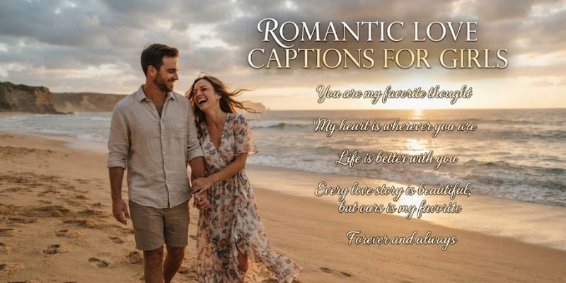Romantic Love Captions for Girls