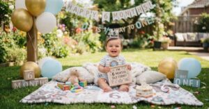 6 month old caption