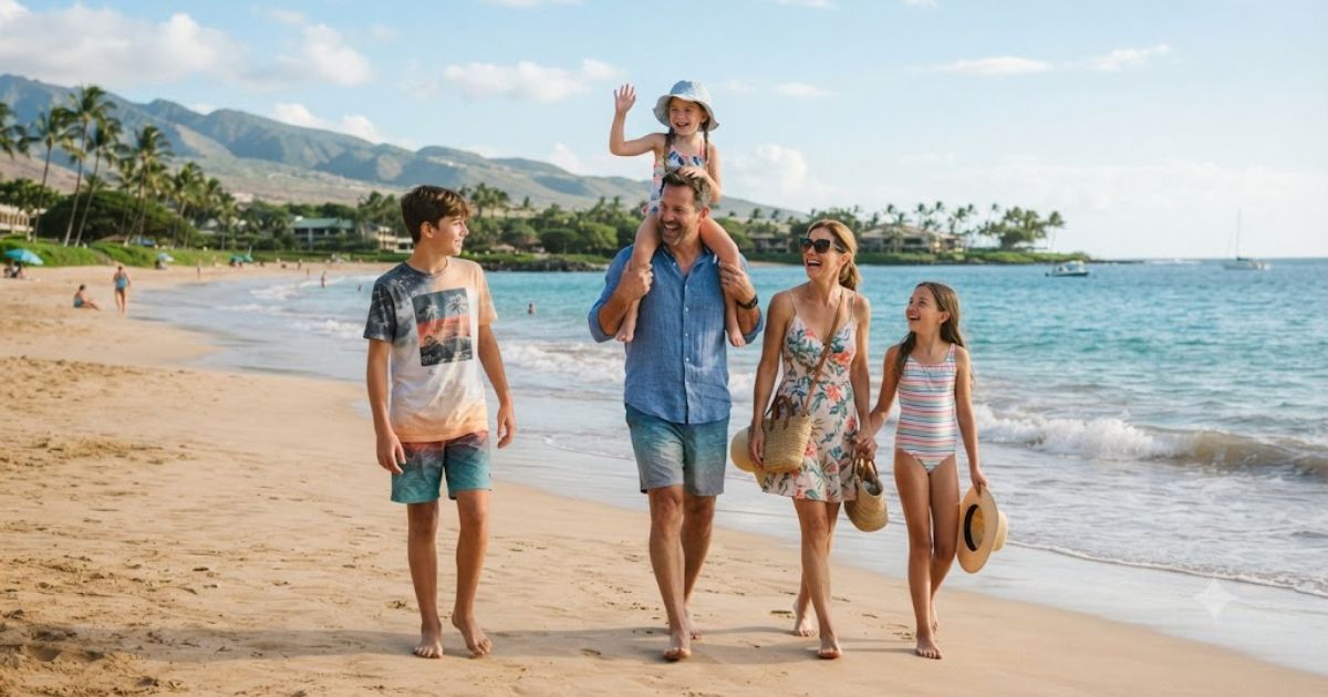 family vacation caption