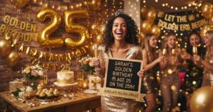 golden birthday caption