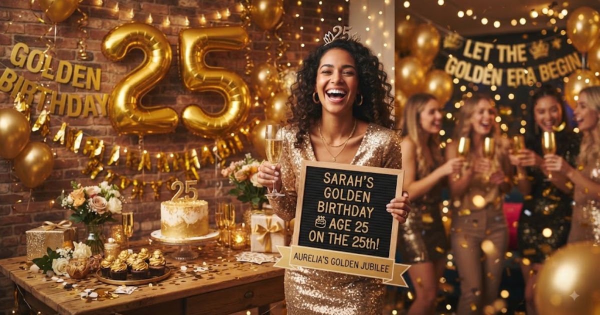 golden birthday caption